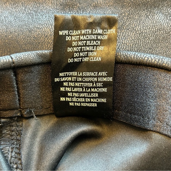 BLANK NYC Vegan Leather Pull On Jeggings Sz 30 NWOT - Picture 8 of 15